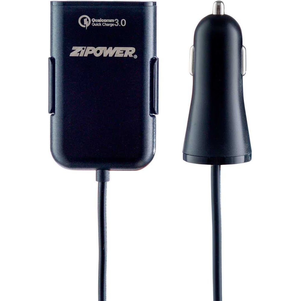 Изображение товара USB зарядное устройство Zipower QC3.0 3 USB 40Вт с удлинителем для автомобиля