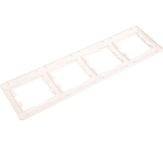 Изображение товара 4-ая рамка Systeme Electric Glossa Молочная, горизонтальная GSL000904