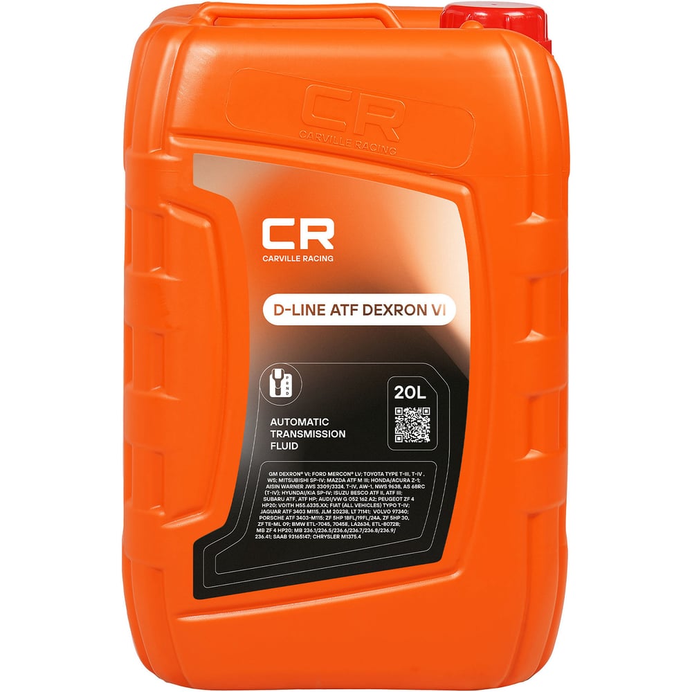 Изображение товара Масло трансмиссионное CARVILLE RACING D-LINE ATF Dexron VI 20L для АКПП