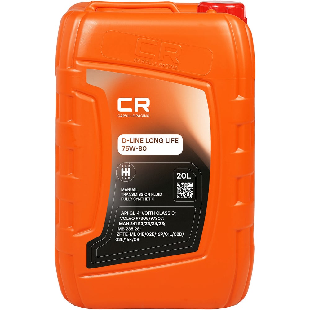 Изображение товара Масло трансмиссионное CARVILLE RACING D-LINE LONG LIFE 75W-80 20L