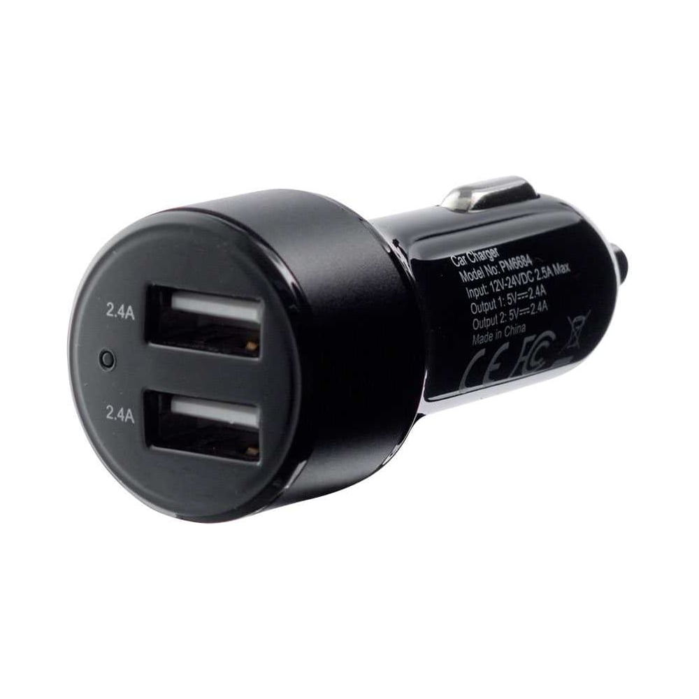 Изображение товара USB зарядное устройство Zipower с двумя портами 24Вт для автомобиля и дома