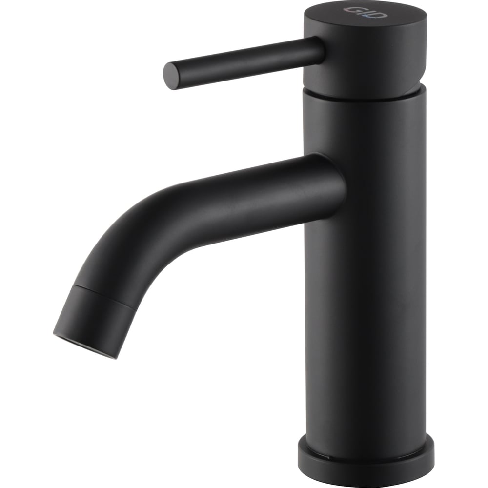 Изображение товара Современный черный матовый смеситель для раковины Gid Inga SS096-BM-K