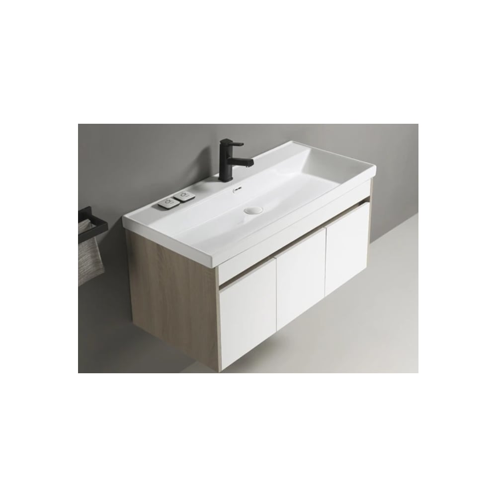 Изображение товара Раковина Gid 5510s встроенная белая 1010x465 мм современный дизайн