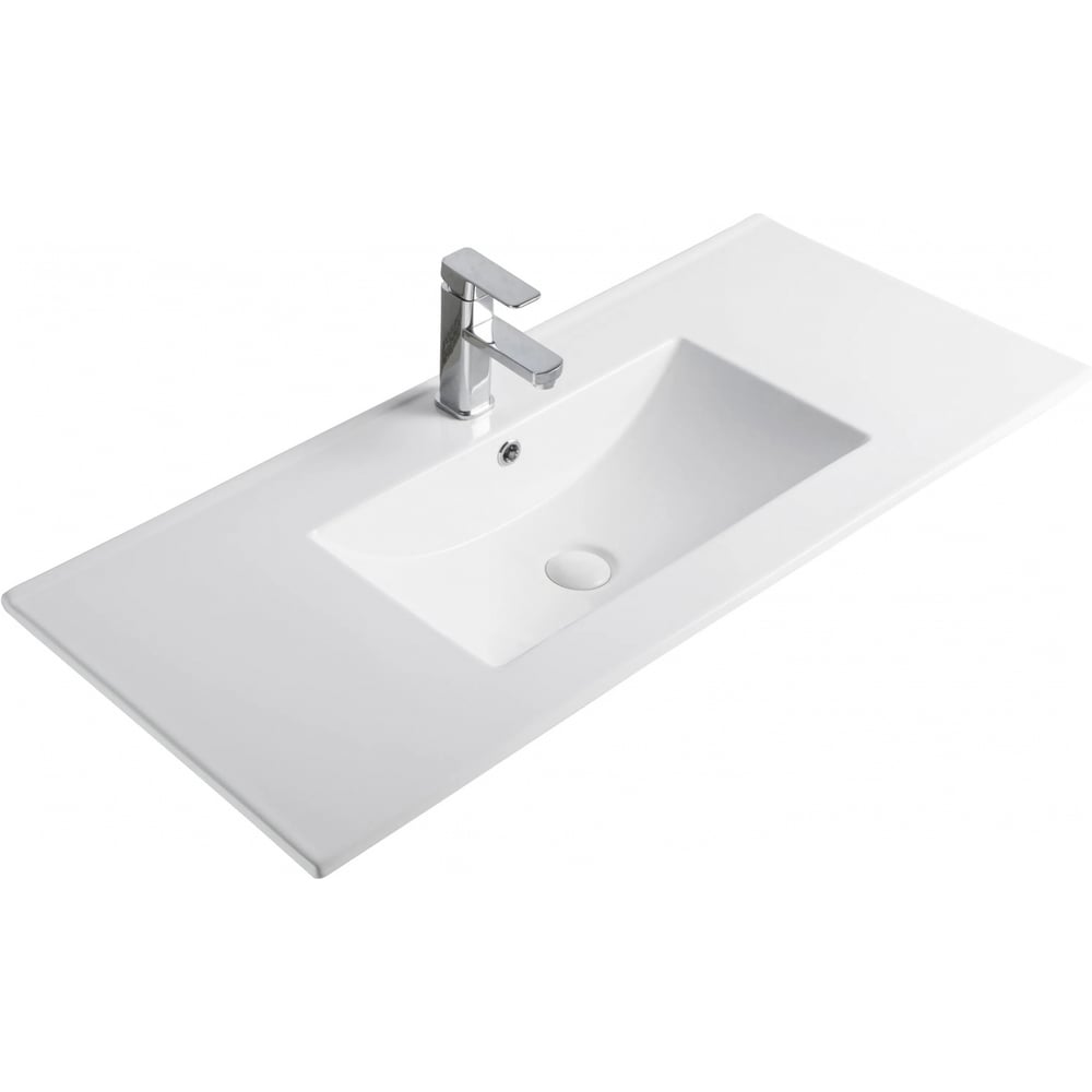 Изображение товара Раковина Gid 9010e встраиваемая сверху белая 101.5x46.5x17 см