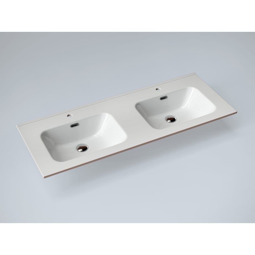 Изображение товара Встраиваемая прямоугольная керамическая раковина Gid 90120S 121.5x46.5 см белая