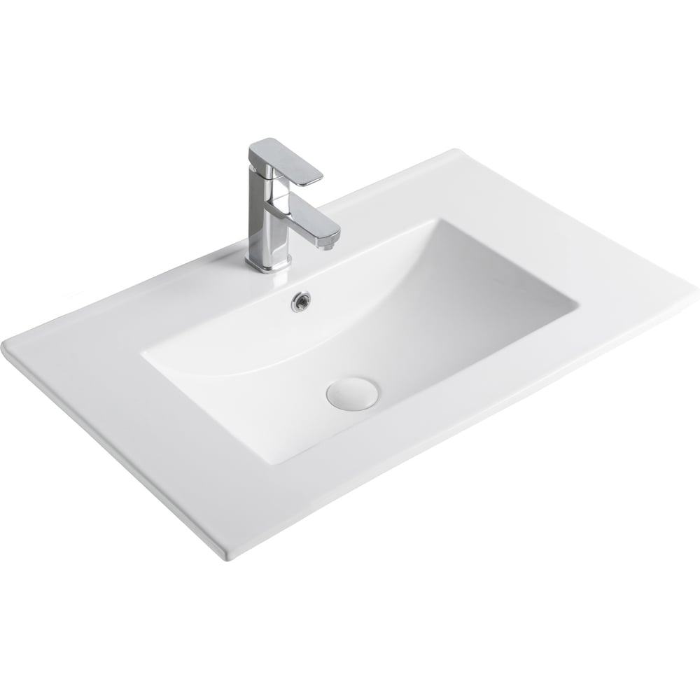 Изображение товара Раковина Gid 9070e встраиваемая белая 71x46.5x17 см современная керамика