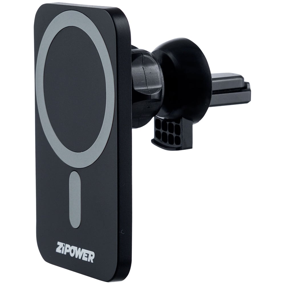Изображение товара Магнитный держатель телефона Zipower с беспроводной зарядкой 15 Втдля дефлектора