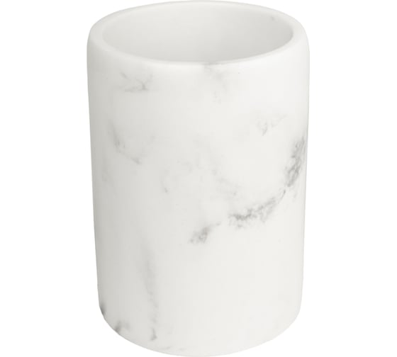 Изображение товара Стакан для зубных щеток Zenfort Бьянка, полирезина 107350