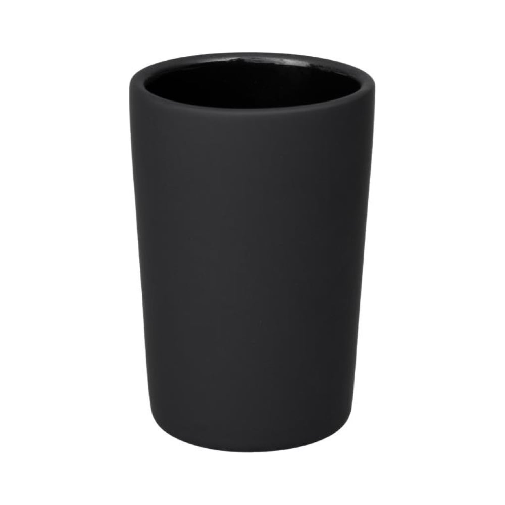 Изображение товара Стакан для зубных щеток Zenfort Blackwood из керамики черный настольный