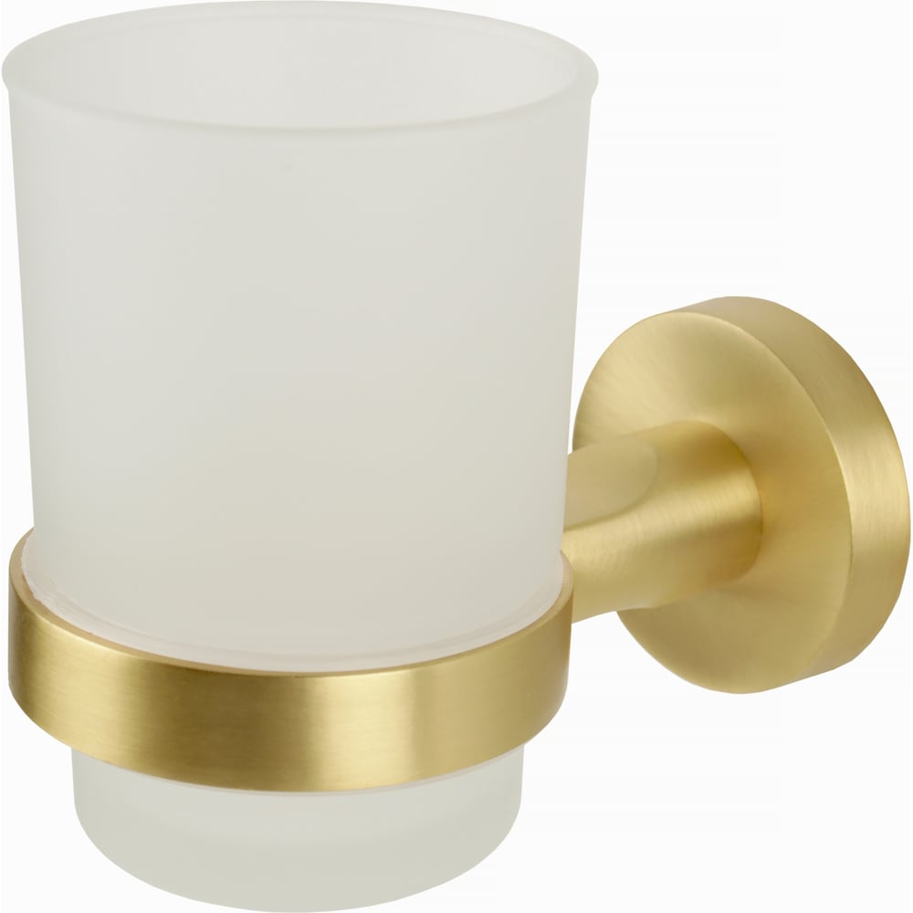 Изображение товара Стакан 1-ый с держателем Zenfort 23584, золото 102055