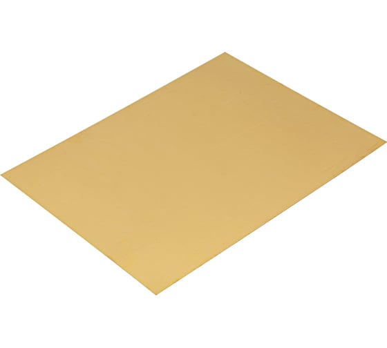 Изображение товара Лист латунный АО КЗОЦМ 100х200х0,3 Л63 Л.Л.100.200.0.3