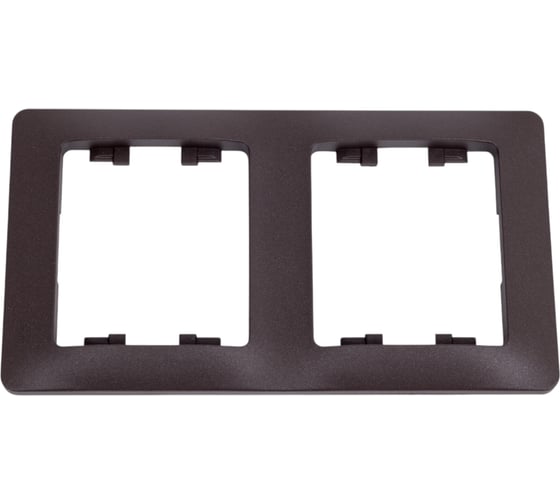 Изображение товара 2-ая рамка Systeme Electric Glossa Шоколад, вертикальная SE GSL000806