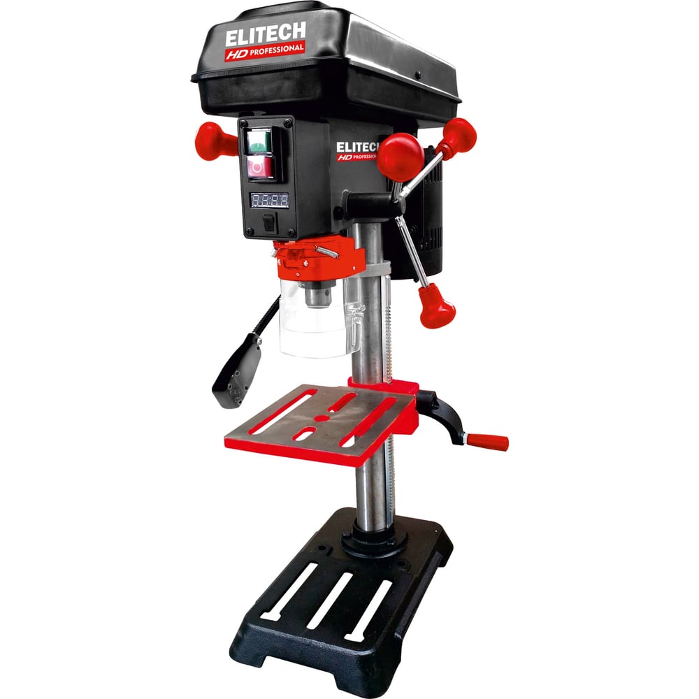 Изображение товара Вертикально-сверлильный станок HD DP 5515VRL Elitech 550 Вт лазер подсветка тиски