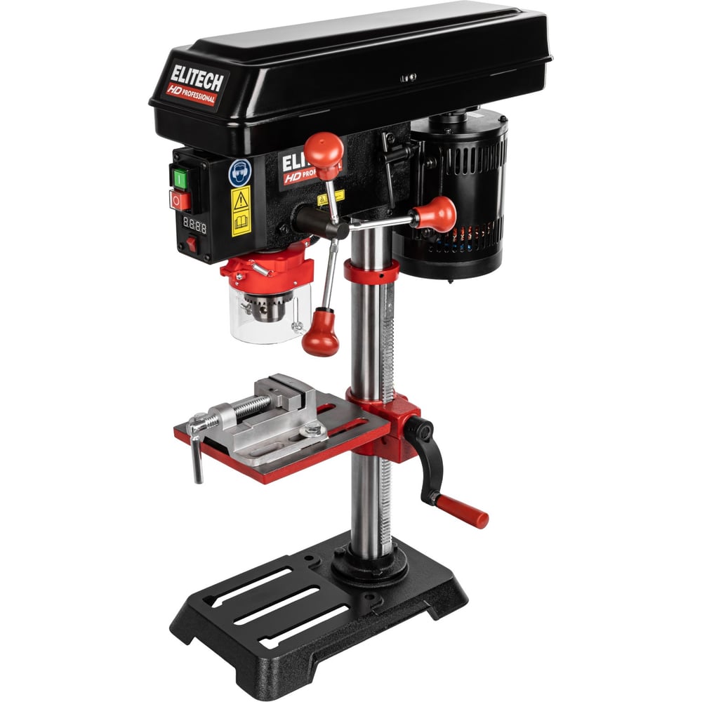 Изображение товара Вертикально-сверлильный станок HD DP 5515VRL Elitech 550 Вт лазер подсветка тиски