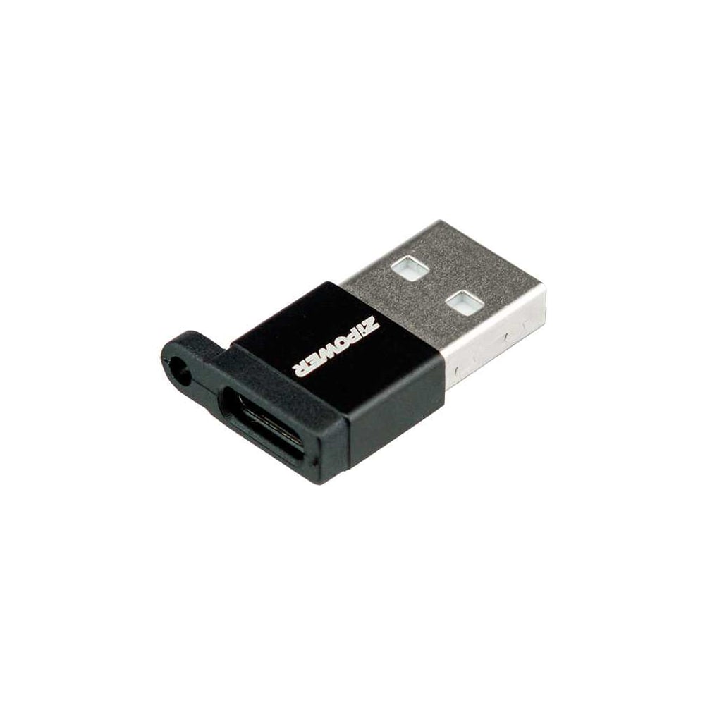 Изображение товара Адаптер Zipower USB A на Type-C 3A с быстрой зарядкой и передачей данных