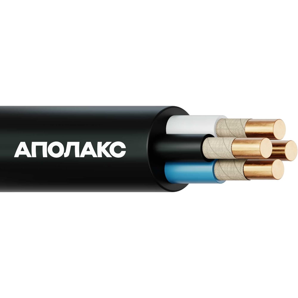 Изображение товара Кабель силовой АПОЛАКС ППГнг(А)-HF 4х2,5 ок, 300 м, ГОСТ