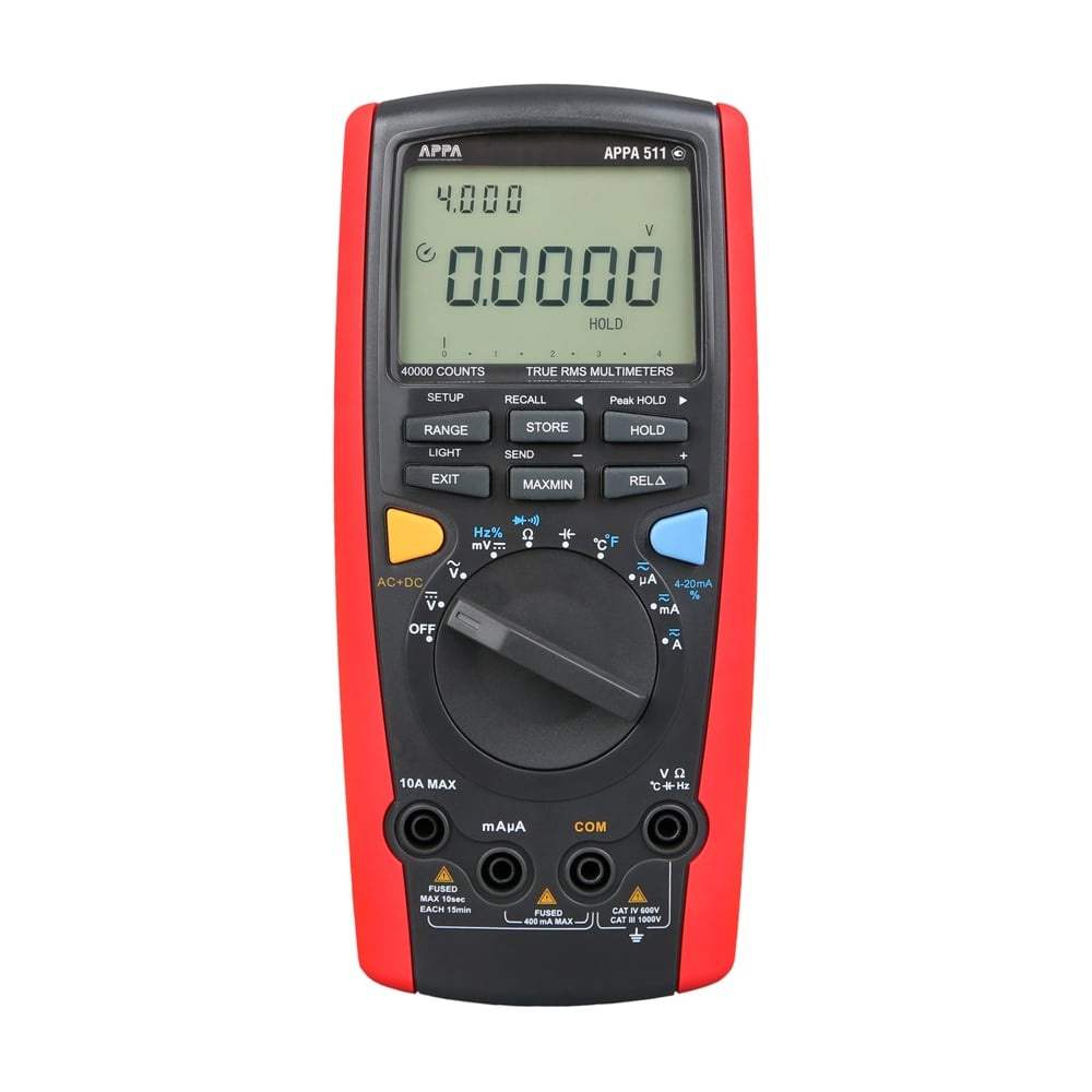 Изображение товара Мультиметр APPA 511 цифровой профессиональный с функциями True RMS и USB