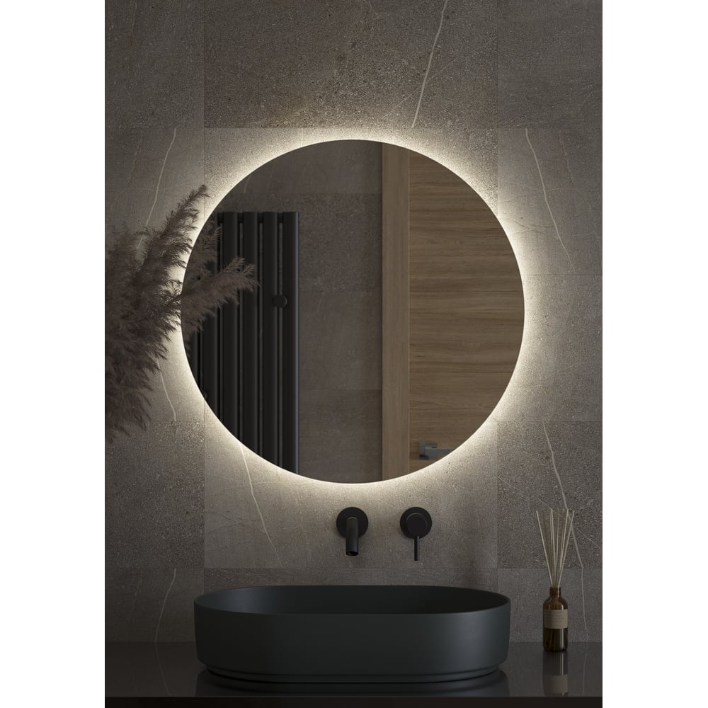 Изображение товара Зеркало с LED-подсветкой диаметр 70 см OPTI DEFESTO без рамки современный стиль