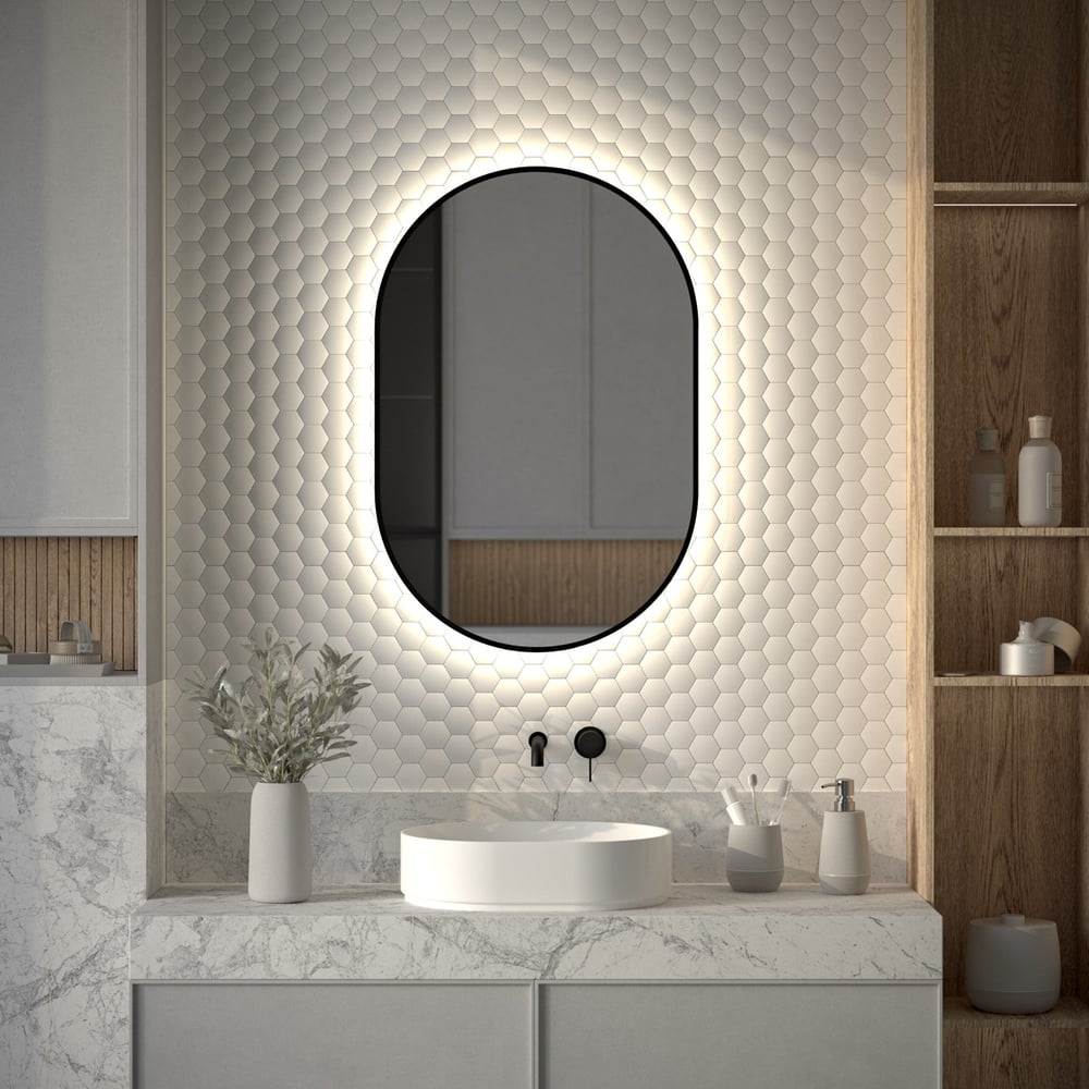 Изображение товара Зеркало с LED-подсветкой DEFESTO 60x90 см AURA DF 2925