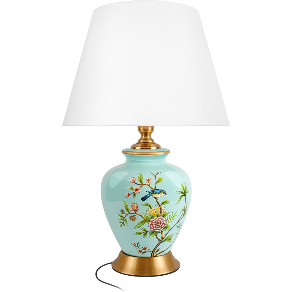 Изображение товара Настольная лампа LOFT IT Bluet 10379T/B в стиле неоклассика с тканевым абажуром