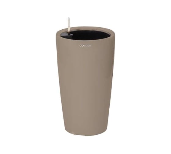 Изображение товара Кашпо Ola Dom DELUXE круглое LONG 63 литра (мокко) 510х510х950мм 073756
