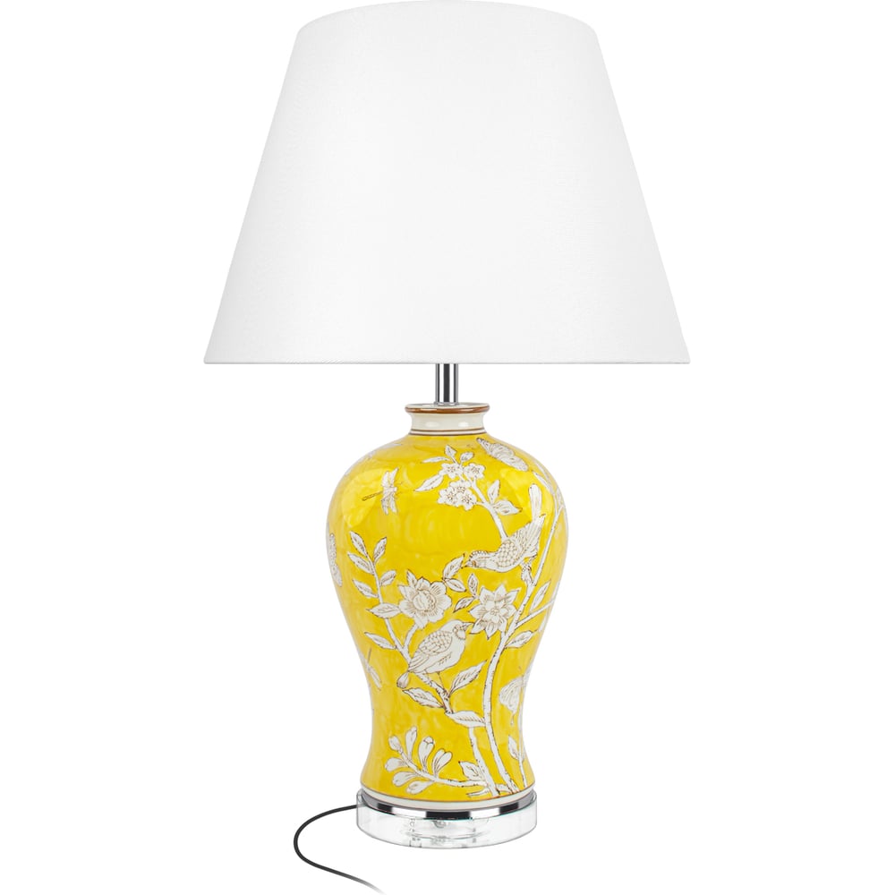 Изображение товара Настольная лампа LOFT IT Acacia 10387T с тканевым абажуром и керамическим основанием - стильная нео