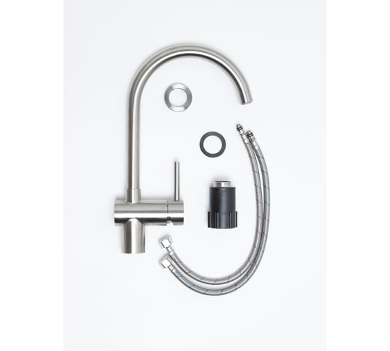 Изображение товара Смеситель кухонный Grandex AQUA BASIC-C SAT 900301