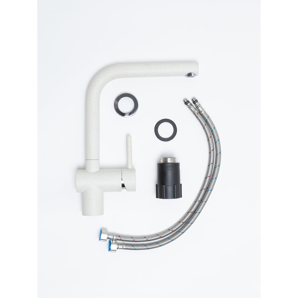 Изображение товара Смеситель кухонный Grandex Aqua BASIC-L ARCTIC 9002011