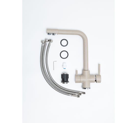 Изображение товара Смеситель кухонный Grandex AQUA PURE-L BEIGE 9001013