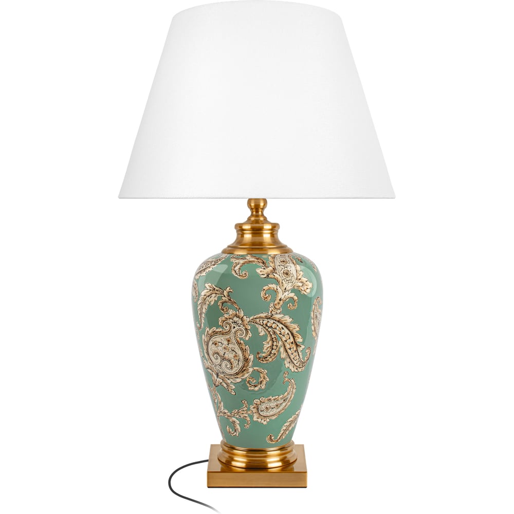 Изображение товара Настольная лампа LOFT IT Delphinium 10386T в стиле неоклассика с тканевым плафоном