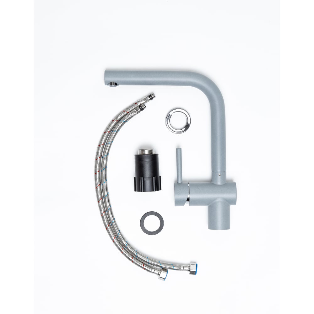 Изображение товара Смеситель кухонный Grandex Aqua BASIC-L CONCRETE 9002012