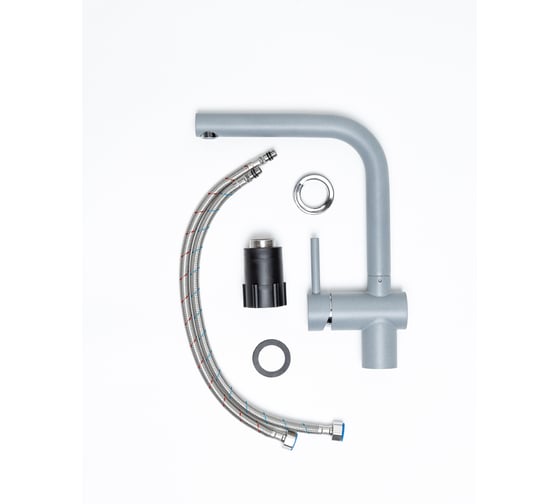 Изображение товара Смеситель кухонный Grandex AQUA BASIC-L CONCRETE 9002012