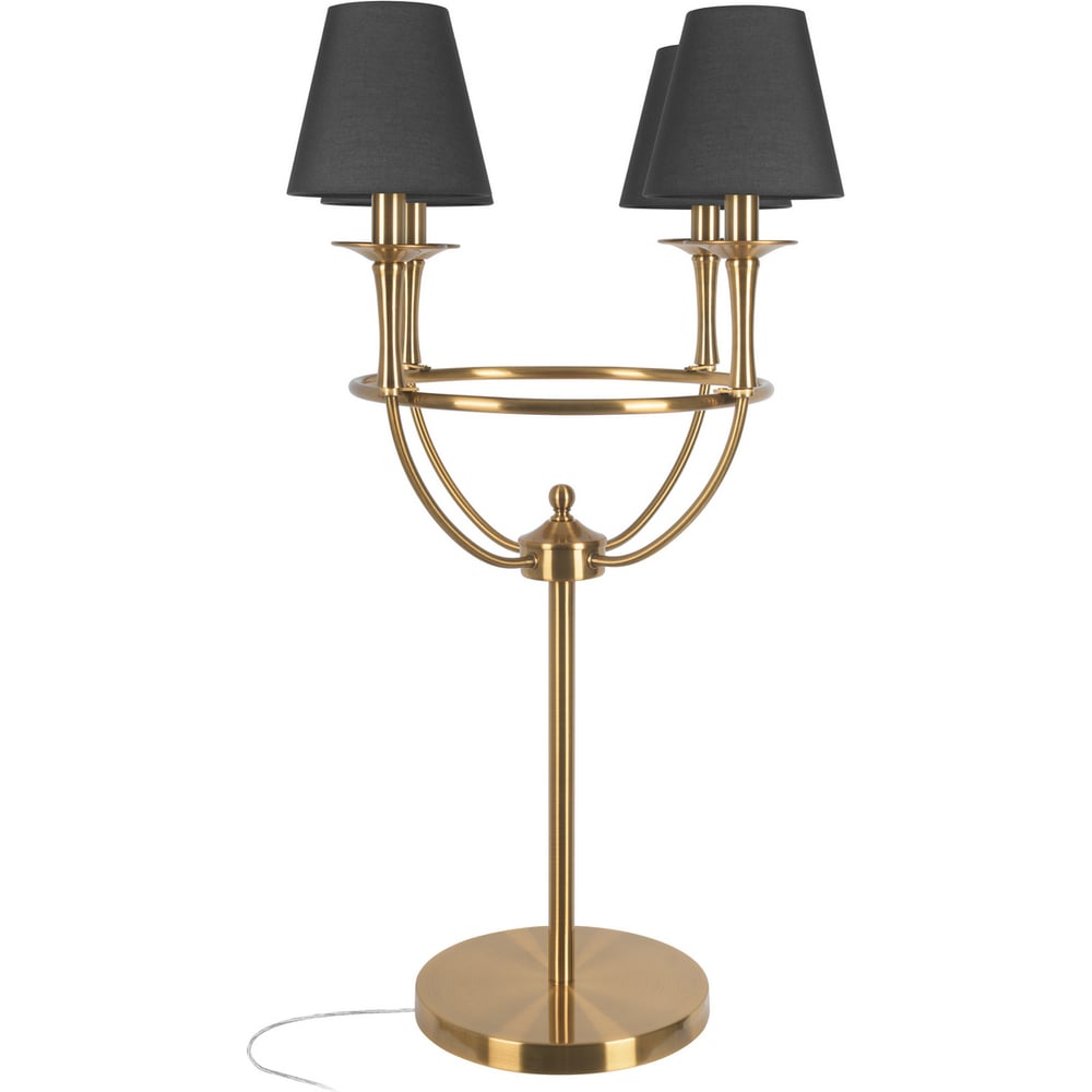 Изображение товара Настольная лампа LOFT IT Lattice 10435T с 4 светильниками черный бронза