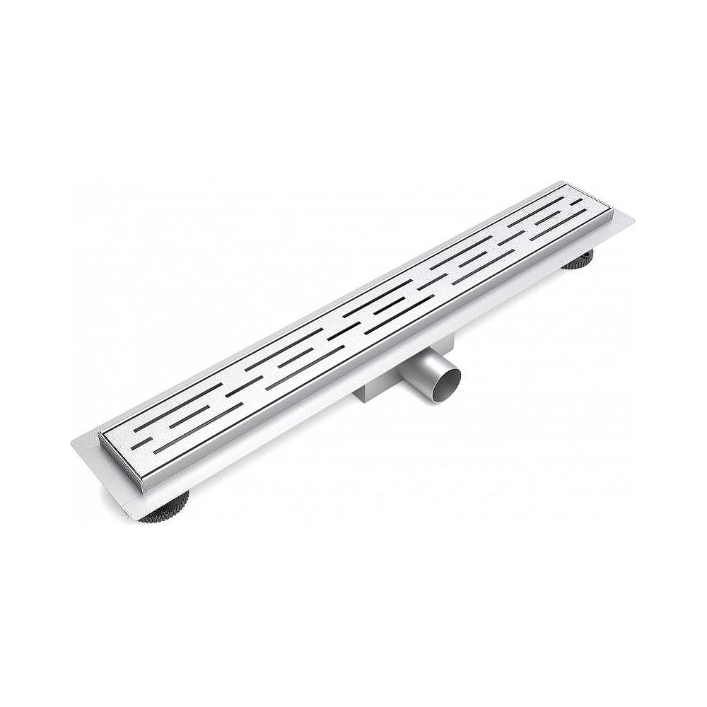 Изображение товара Душевой желоб ESBANO Meta решетка RAIN матовый хром 80 см, в пол