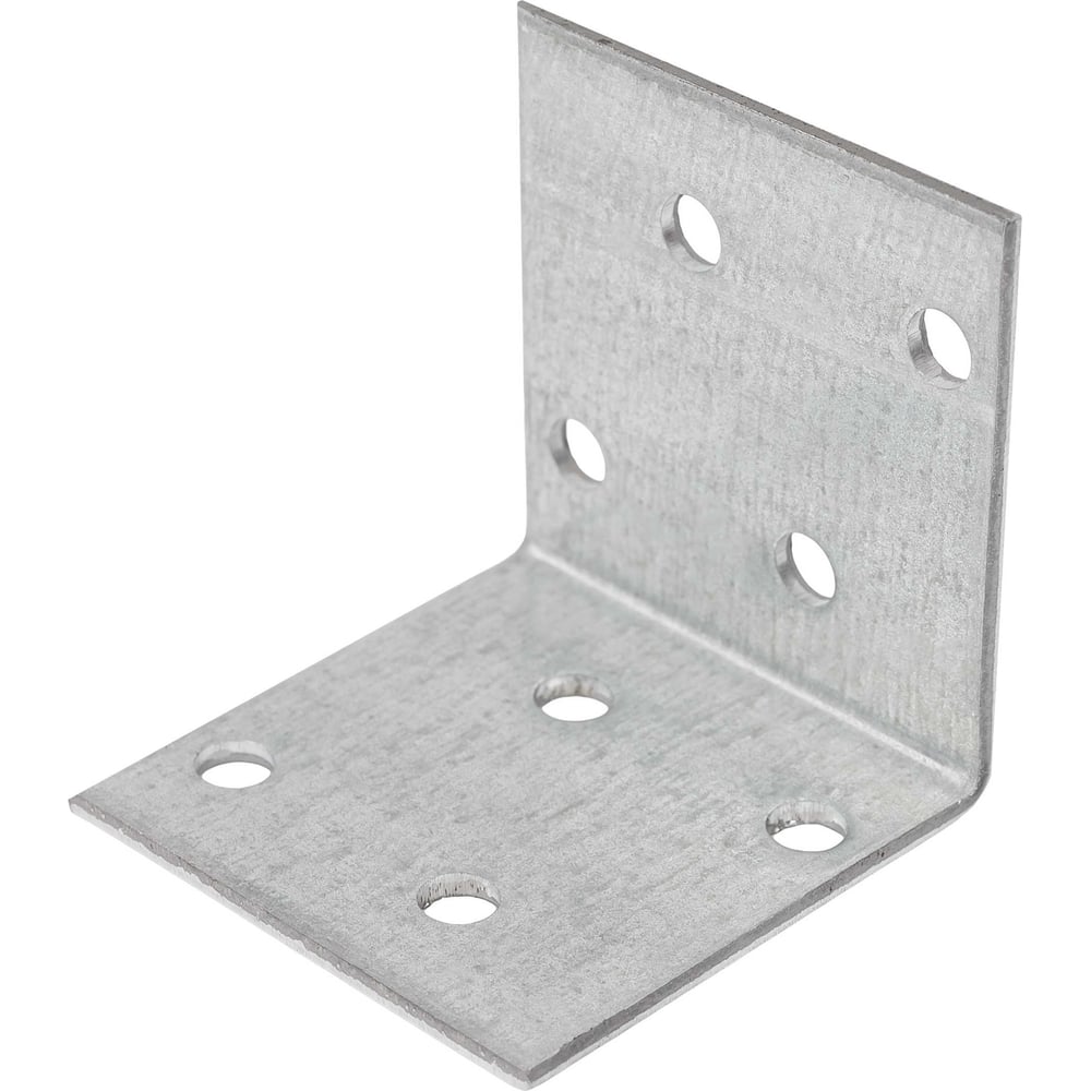Изображение товара Крепежный уголок равносторонний 40x40x40 мм цинк 50 шт Gigant