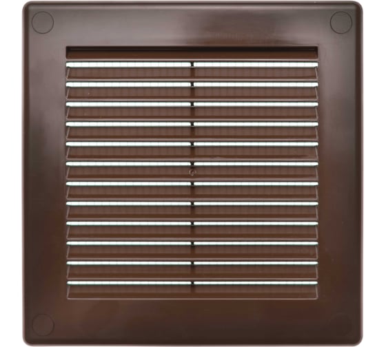 Изображение товара Вентиляционная решетка ООО "ВА ВЕНТ" коричневая 150х150 мм Р150.150.К