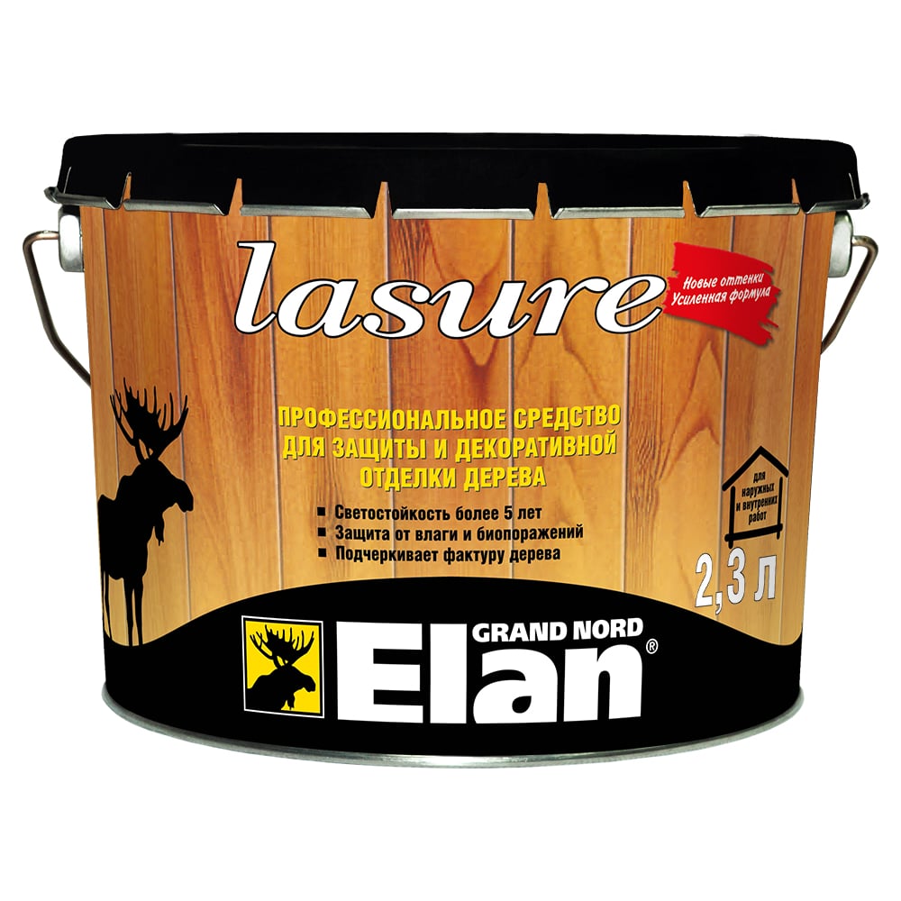 Изображение товара Лазурь защитная ALPA Элан венге 2.3 л влагостойкая для дерева