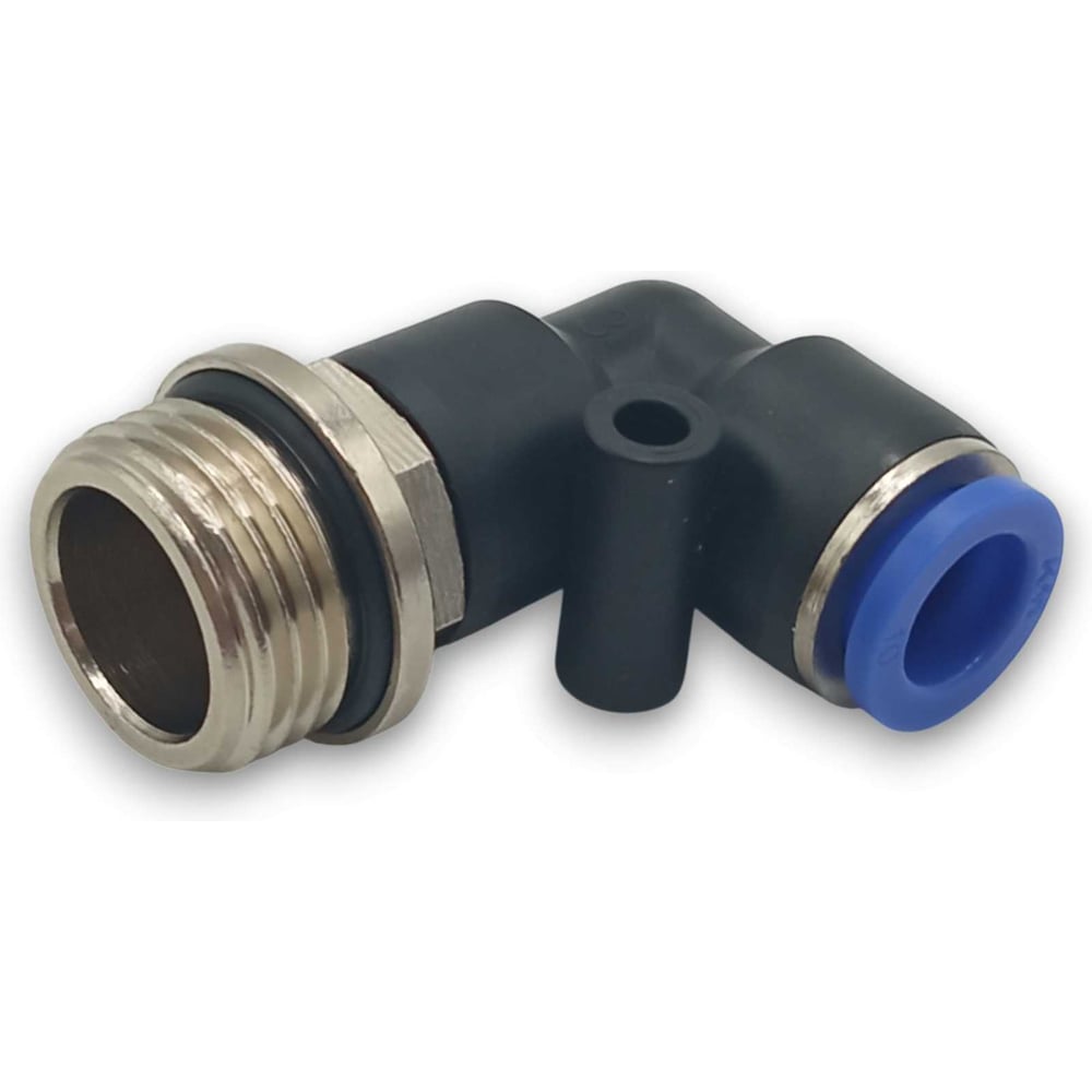 Изображение товара Фитинг Контактная Механика цанговый угловой G1/2, трубка 10мм KZPL10-04G