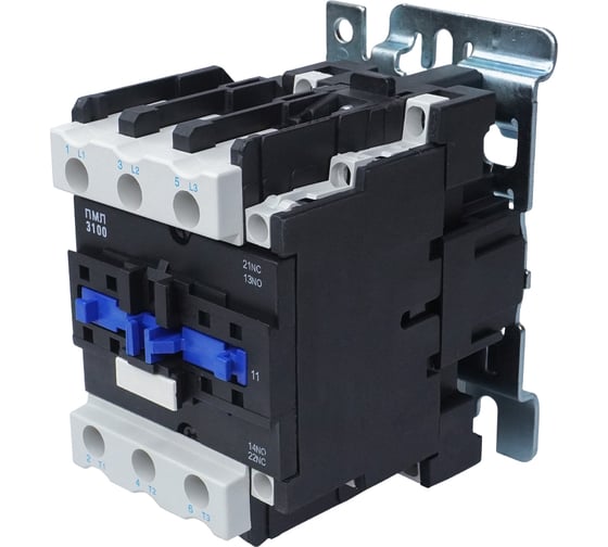 Изображение товара Пускатель электромагнитный Электротехник ПМЛ-3100 УХЛ4 Б, 36В/50Гц, 1р и 1з, 40А, нереверсивный, без реле, IP00, ET008824