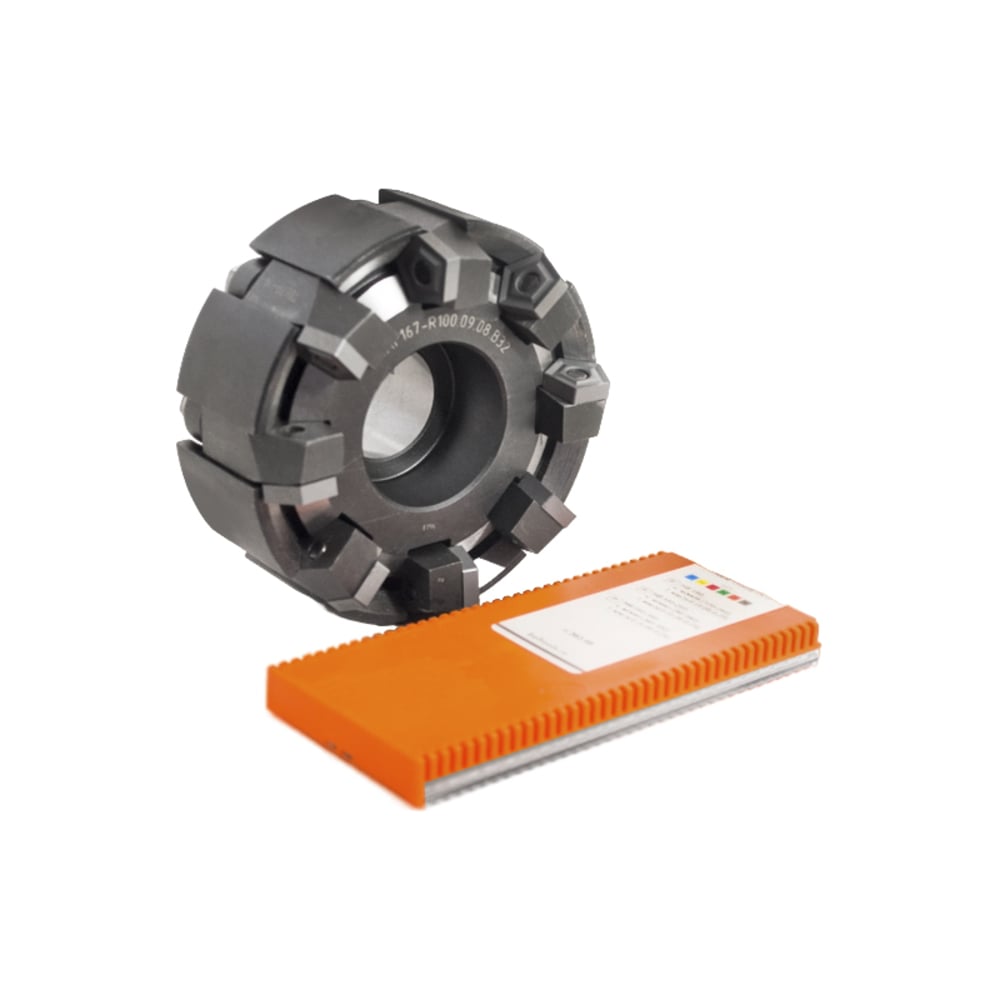 Изображение товара Фреза торцевая Русский Инструмент 100 с мех. кр. 5гр.пл. PN..110408 Z=8 dпос=32 ГОСТ 26595-85 ri.298.47