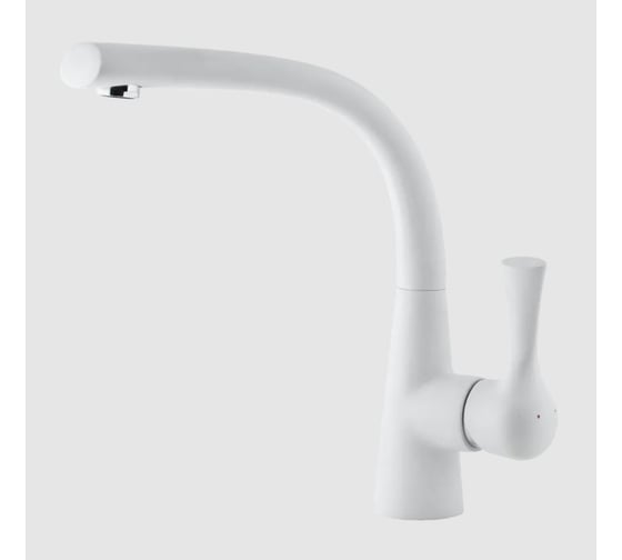 Изображение товара Смеситель для кухни GranFest Композит боковой D-40мм 3723 иней