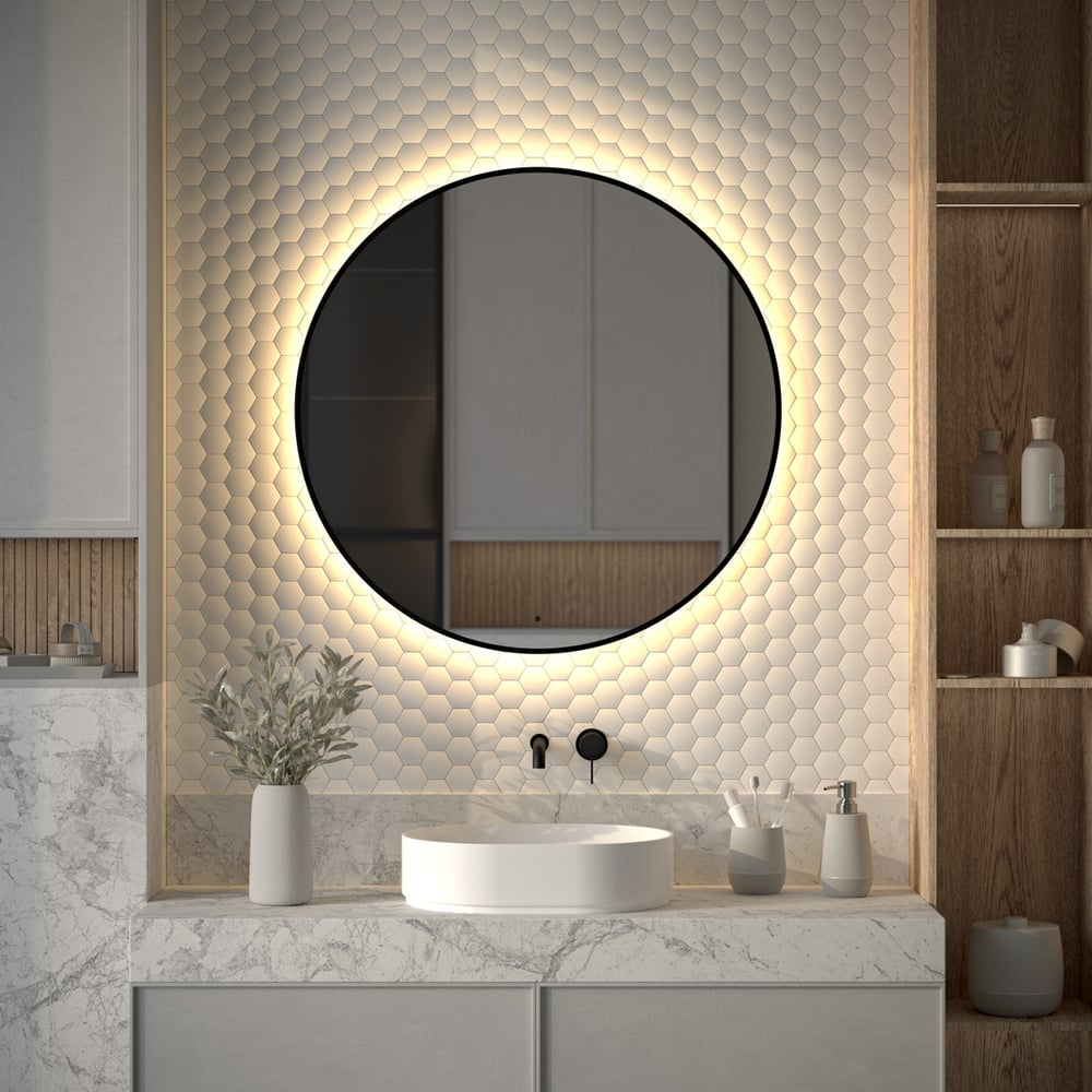 Изображение товара Зеркало с LED-подсветкой DEFESTO AURA DF 2996R диаметр 90 см