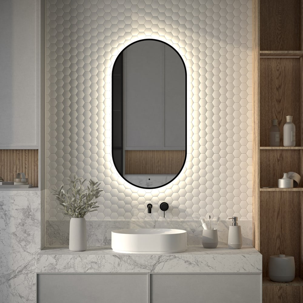 Изображение товара Зеркало с LED-подсветкой DEFESTO 26W 50x100 см АURA DF 2924R