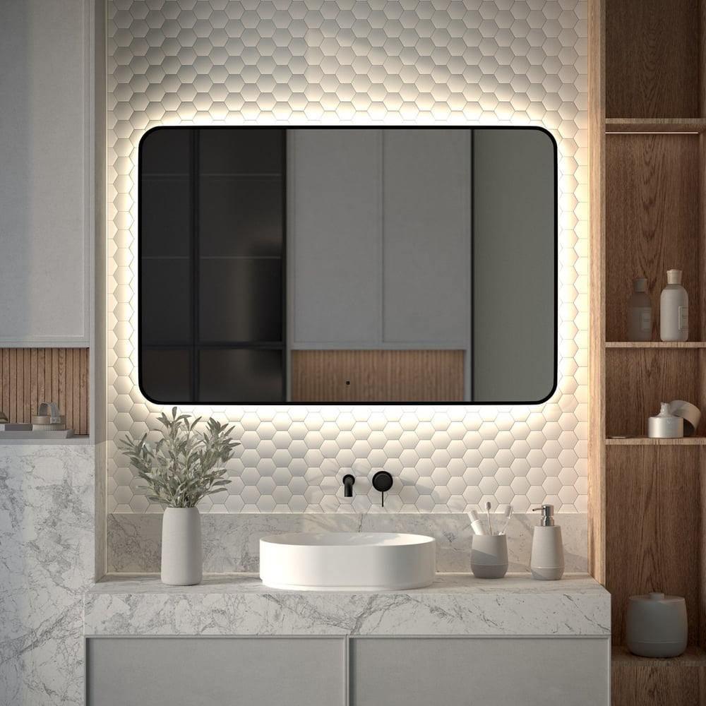 Изображение товара Зеркало с LED-подсветкой DEFESTO 38W 120x80 см AURA DF 2970RH