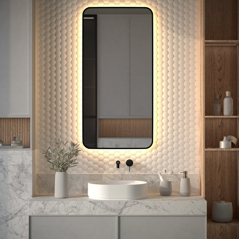 Изображение товара Зеркало сLED-подсветкой DEFESTO 34W 60x120 см Aura DF 2978