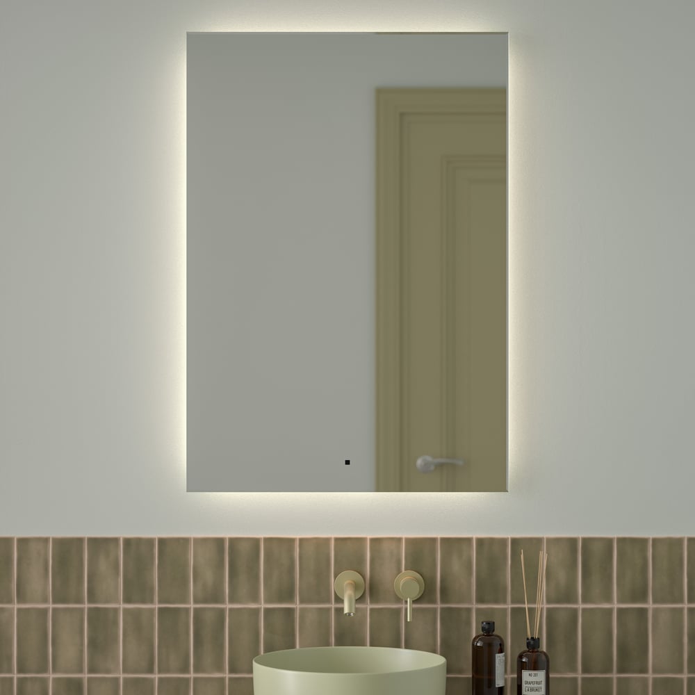 Изображение товара Зеркало с фацетом и LED-подсветкой DEFESTO 32W 70x100 см GLOW DF 2509R