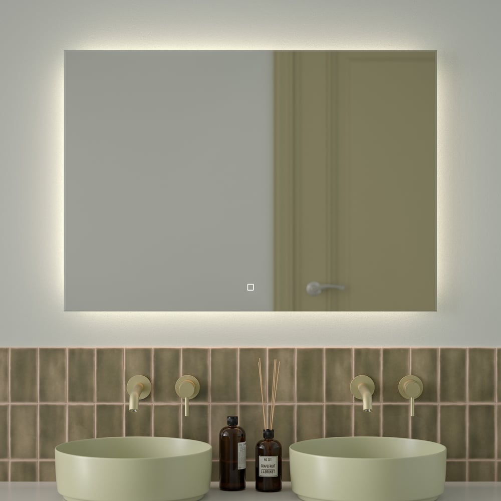 Изображение товара Зеркало с фацетом DEFESTO 100x70 см с LED-подсветкой