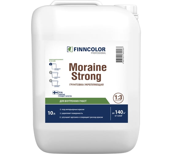 Изображение товара Укрепляющая грунтовка Finncolor MORAINE STRONG 10л 700001239