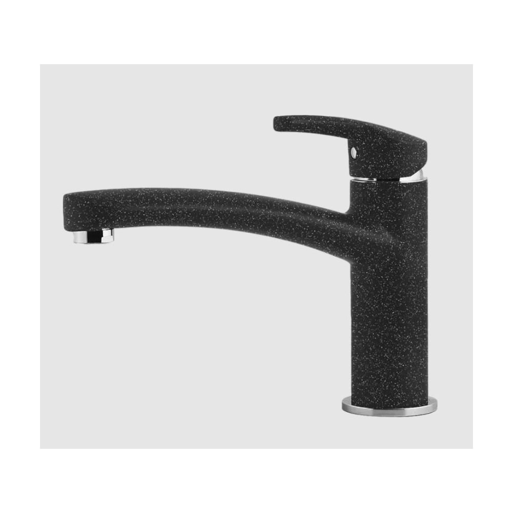 Изображение товара Смеситель для кухни GranFest Композит Литой D-40мм графит арт 2523 современный стиль