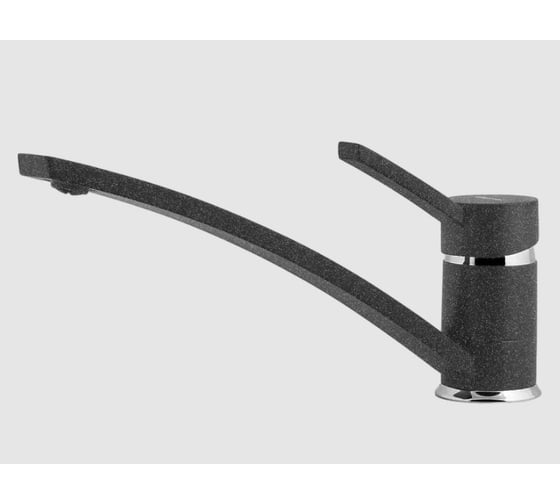 Изображение товара Смеситель для кухни GranFest Композит прямой D-40мм графит арт.1724 графит